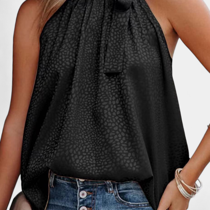 Kristýna Sofistikovaná Leopardí Top VysokýmlímcemMašlí