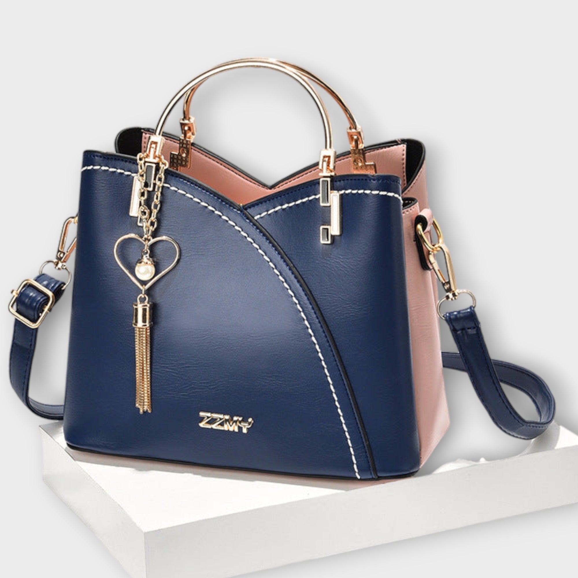 Anna Elegantní Strukturovaná Kabelka Nastavitelným Uchem